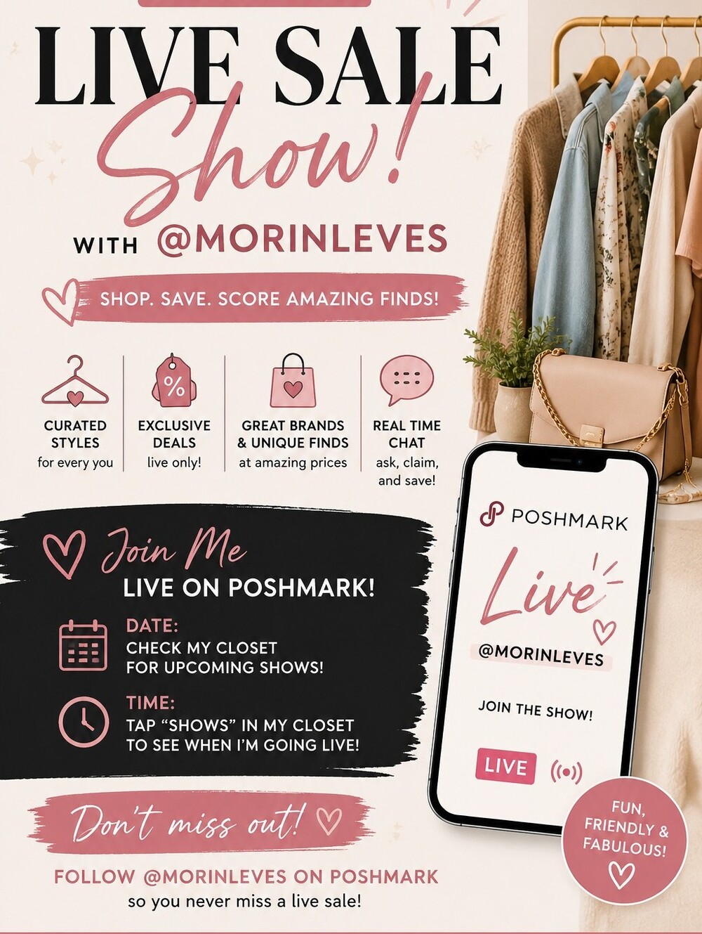 🦋🦋🦋LIKE THIS FLYER TO BE NOTIFIED WHEN I GO LIVE🦋🦋🦋